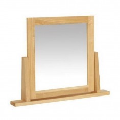 Small Wooden Makeup Mirror Frame, Decorative Wooden Mirror Antique Furniture for Bedroom Made in Vietnam