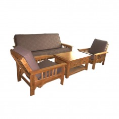 Oak Made in Vietnam Comfortable living room furniture relax sofa with the cheapest price