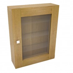 Vietnam Supplier wooden wall medical cabinets display with good price for wholesale