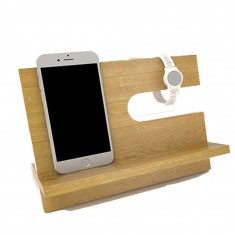 Wooden Cell Phone Stand Holder Oak Wood Made in Vietnam For Wholesale
