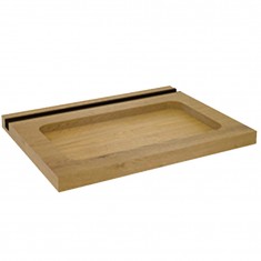 Ready to deliver made in Vietnam wholesale wooden writing tray + phone from oak wood